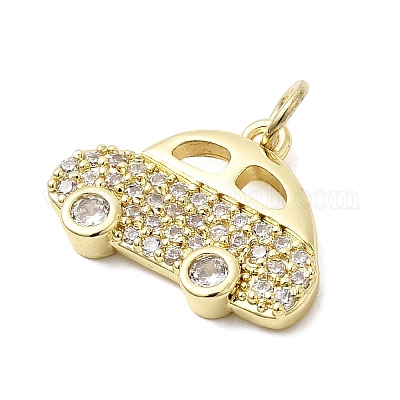 Латунные микро проложить кубического циркония подвески KK-D105-05G-1