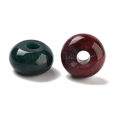 Природного индийского агата Европейский бисером G-C134-04F-1