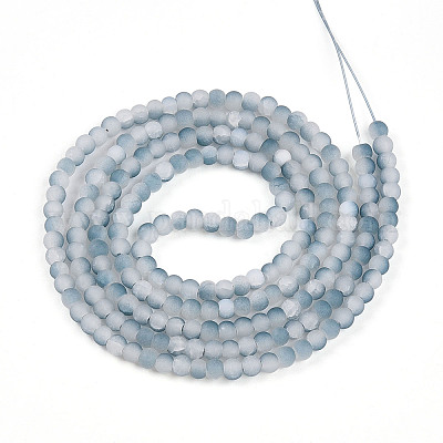 Стеклянные бусины кракле X1-GLAA-N009-4mm-06-1