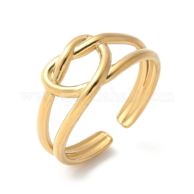 Кольцо-манжета из нержавеющей стали 304 для женщин RJEW-Z088-01G-01-1