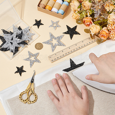 8 стиль звезда горячая фиксация смола стразы PATC-FG0002-27-1