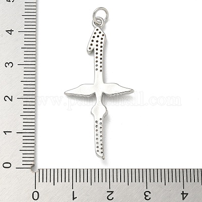 Стойки обшивки латунь микро проложить Циркон подвеску KK-K392-44P-1