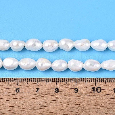 Нити из натурального культивированного пресноводного жемчуга PEAR-N014-06I-01-1