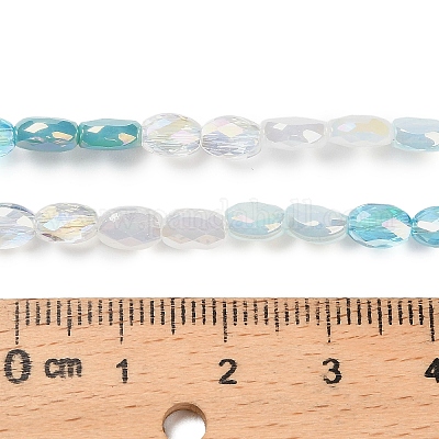 Гальванические стеклянные бусины&nbsp;EGLA-P067-02A-02-1