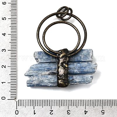 Подвески натуральный кианит / цианит / дистен G-A278-01B-AB-1