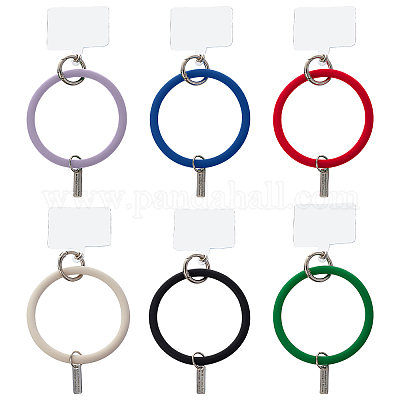 Wire Keyring – 4 Inch Flexible Keychain with Plastic Coated Steel – 12