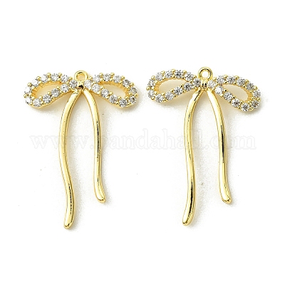 Латунные микро проложить кубического циркония подвески X-FIND-Z035-05G-1
