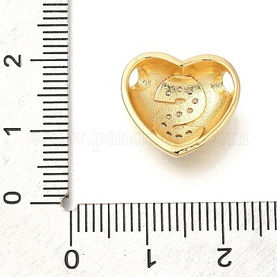 Стойки обшивки латунь микро проложить Циркон подвеску KK-I722-04G-S-1