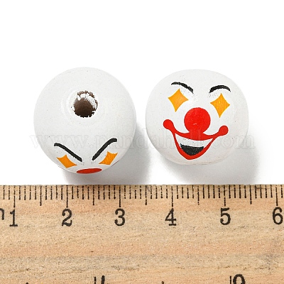 Набивные деревянные европейские бусины WOOD-G022-06E-1