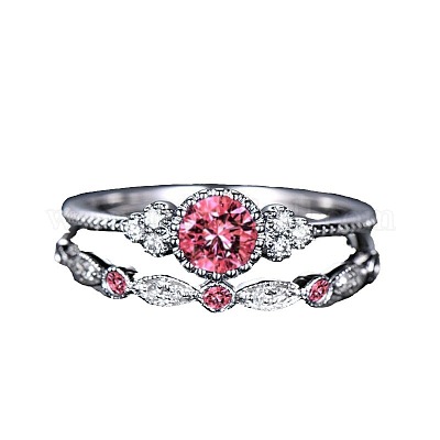 Кольца для женщин с микропаве из кубического циркония из сплава FS-WG2E042-04-1