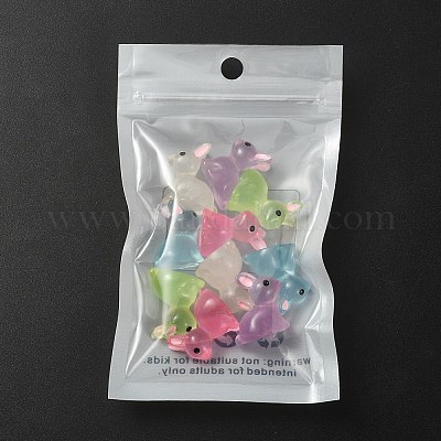 10шт 5 цвета светящаяся смола украшение дисплея DJEW-YW0001-02-1