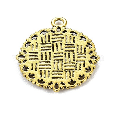 Подвески для кабошонов  & стразов KHDZ-PALLOY-A15290-AG-1