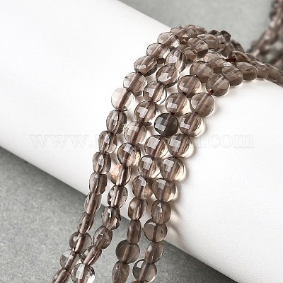 Натуральные ледяные обсидиановые бусинки G-C179-A4MM-11-1-1