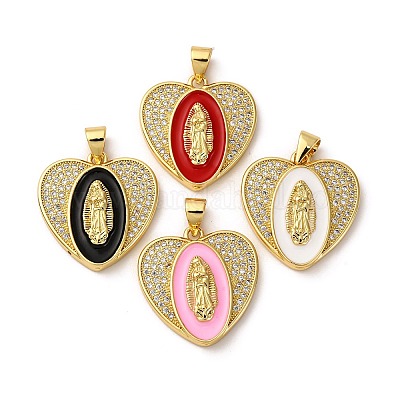 Латунные микро проложить кубического циркония подвески KK-D390-21G-01-1