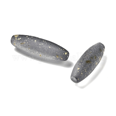 Матовые стеклянные бусины FGLA-L001-001G-1