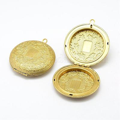 Латунь Locket большие кулоны KK-P094-16-1