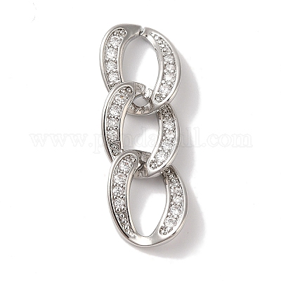 Подвески из латуни и кубического циркония KK-L216-065P-1