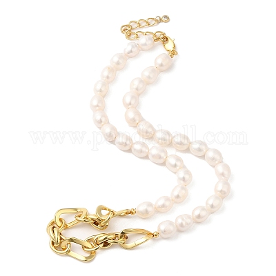 Rice Bead Thin Chain 18K Rose Gold Over Sterling Silver Necklace