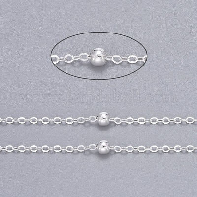 Латунные плоские овальные кабельные цепи CHC018Y-S-NR-1