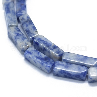 Натуральное синее пятно нитки из бисера яшмы G-F631-E04-1