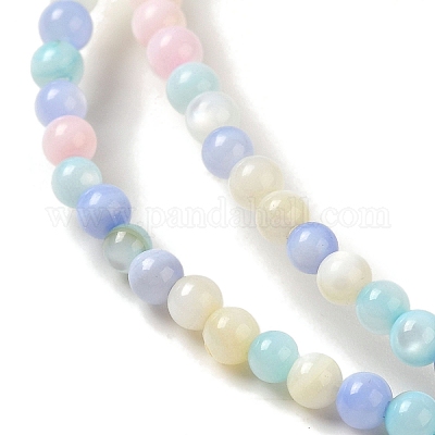 Нити бусин из натуральных пресноводных ракушек SHEL-G018-01B-1