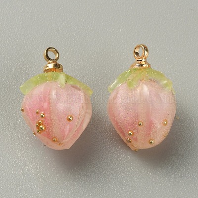 Непрозрачные акриловые брелоки MACR-WH0007-80A-1