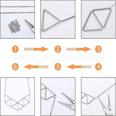 Трубчатые бусины из нержавеющей стали 304 STAS-UN0002-71P-1
