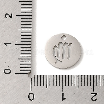 Не тускнеющие подвески из нержавеющей стали 201 STAS-E217-10P-01-1