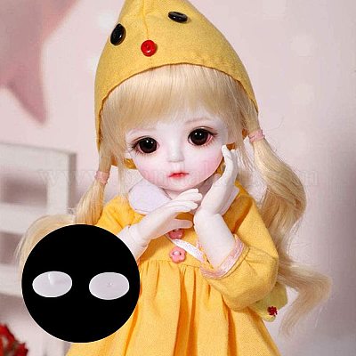 Пластиковые кукольные суставы DIY-PH0025-85-WH-1