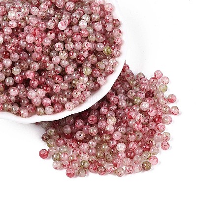 Краски для выпечки стеклянные бусины DGLA-T005-01A-11-1