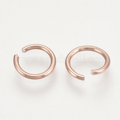 Алюминиевая проволока открыты кольца прыжок ALUM-R005-1.0x8-04-1