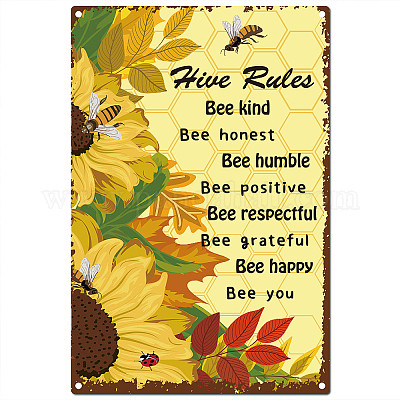 BEE Kind Bulletin Board, Honey Bee Decor