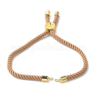 Изготовление браслетов из хлопка KK-F758-03-01-G-1