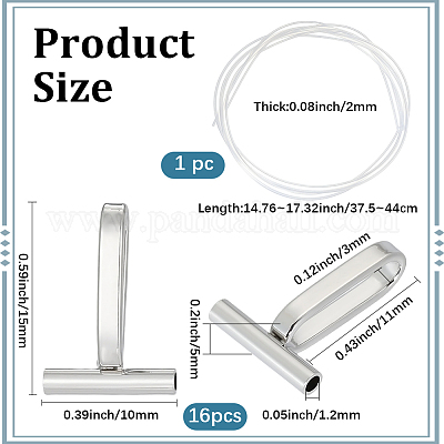 Сплав брошь конвертировать ожерелья подвеска крючки&nbsp;FIND-SC0019-04LG-1
