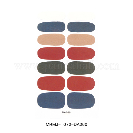 Nagelkunstaufkleber der vollen Abdeckung MRMJ-T072-DA260-1
