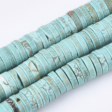 Chapelets de perles en turquoise synthétique TURQ-S391-06-1