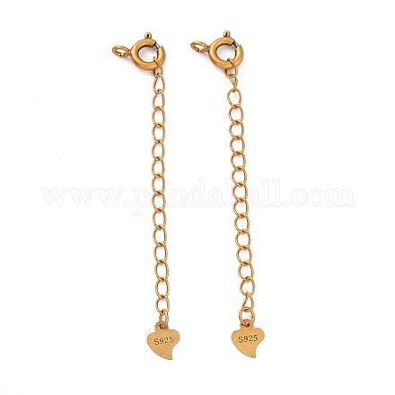 925 удлинитель цепи из стерлингового серебра STER-D036-38AG-1