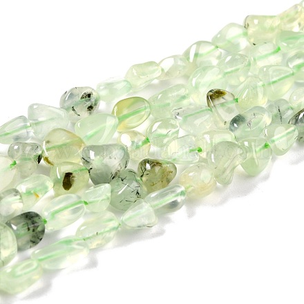 Chapelets de perles en préhnite naturelle G-G018-64-1