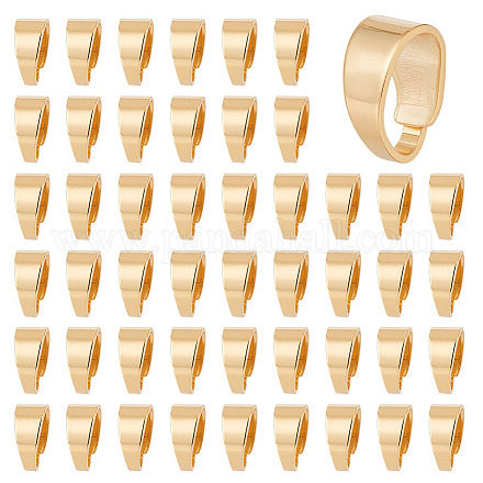 100 шт. латунные защелки на дужках KK-ME0002-95G-1