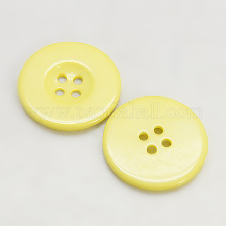 Resin Buttons RESI-D033-16mm-07-1