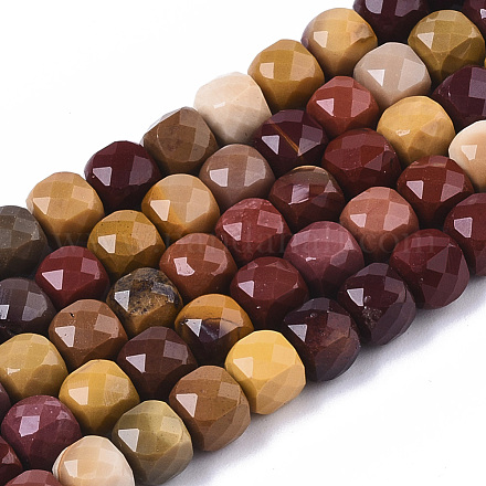 Chapelets de perles en mokaite naturel G-R460-042-1