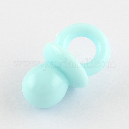 Ornements de douche de bébé pendentifs sucette factice acrylique opaque X-SACR-Q089-03B-1
