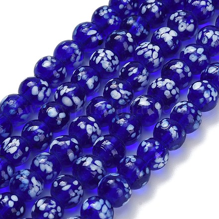 Бусы лэмпворк ручной работы&nbsp;LAMP-H071-01B-01-1