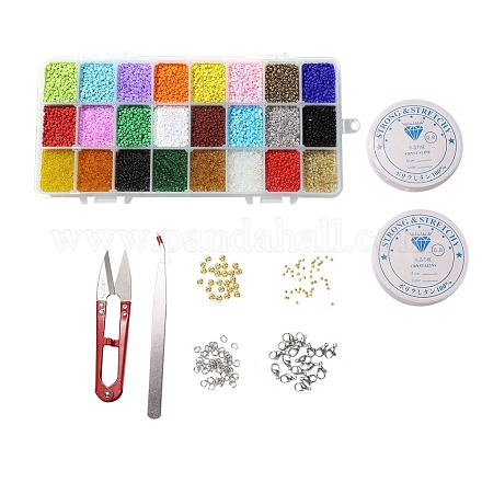 Kits de ensembles de bijoux extensibles bricolage DIY-SZ0001-29-1