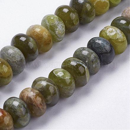 Chapelets de perles en serpentine naturelle G-K181-J-1