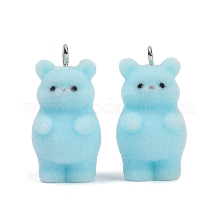 Кулоны из флокированной смолы FIND-A052-05B-1