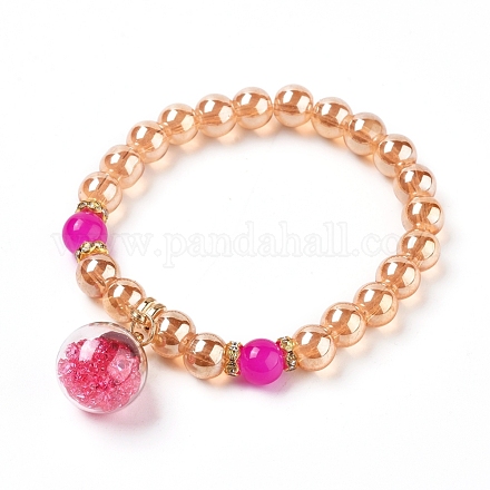 Модные стеклянные бусины BJEW-N0018-06-1