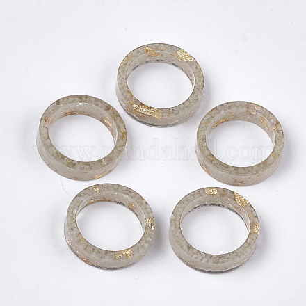 (vente d'usine de fêtes de bijoux) anneaux en résine époxy RJEW-T007-01C-02-1