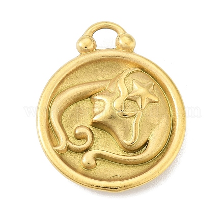 Подвески из настоящей 18-каратной позолоченной нержавеющей стали 304 STAS-K291-01G-07-1