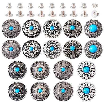 9 стиль декоративные заклепки из сплава BUTT-TA0001-21-1